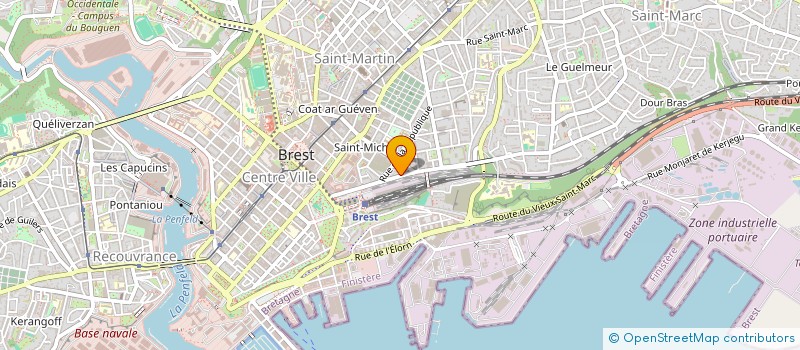 localisation de l'entreprise SCI JLBC  BREST