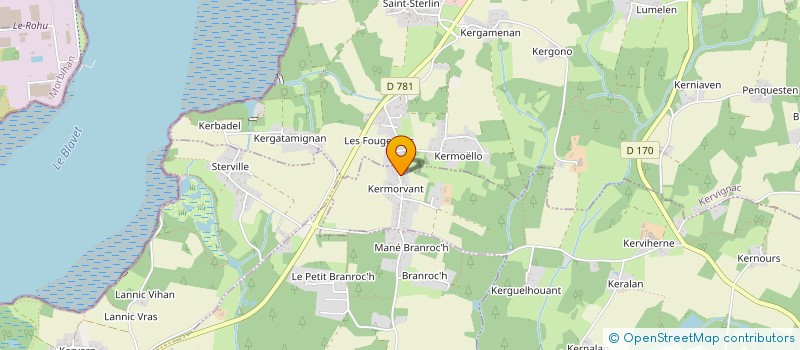 localisation de l'entreprise SCI JLC  MERLEVENEZ