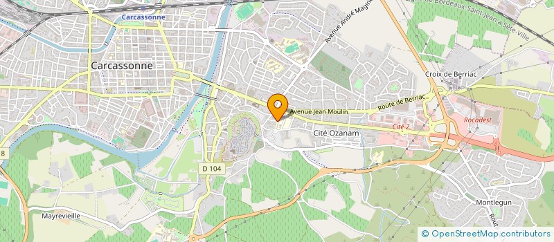 localisation de l'entreprise SCI JLC à CARCASSONNE
