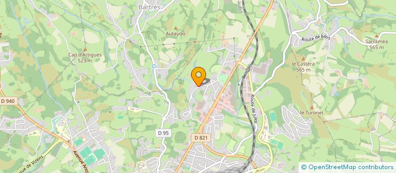 localisation de l'entreprise SCI JLC 65  LOURDES