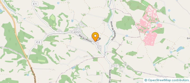 localisation de l'entreprise SCI JLC  LAHITTE