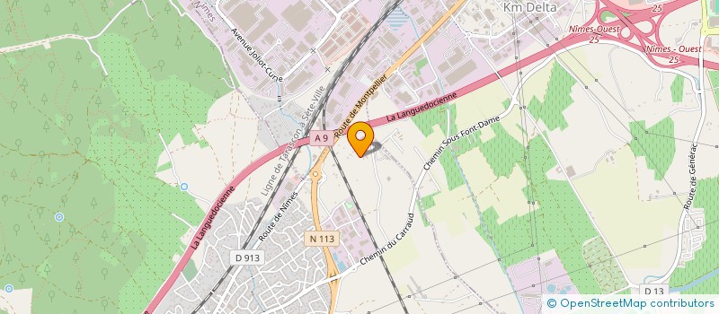 localisation de l'entreprise SCI JLC  MILHAUD