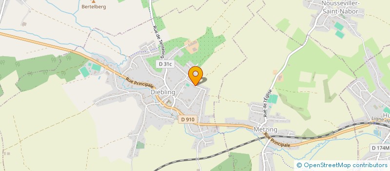 localisation de l'entreprise SCI JLC  DIEBLING