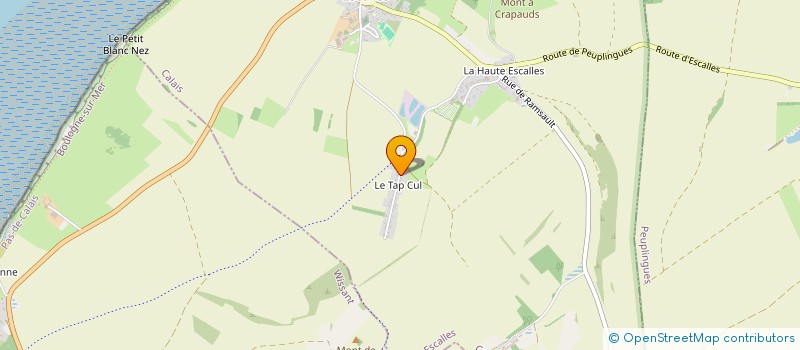 localisation de l'entreprise SCI JLC IMMO  ESCALLES