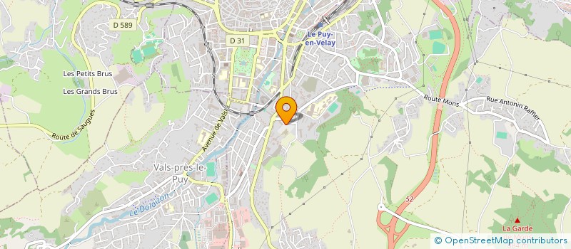 localisation de l'entreprise SCI JLC & RM  LE PUY-EN-VELAY