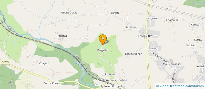 localisation de l'entreprise SCI JLCAM  BANNALEC