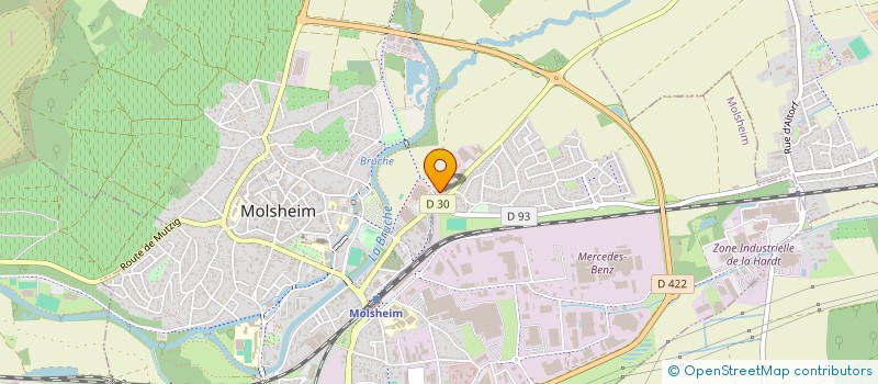 localisation de l'entreprise SCI JLCE LES PRES  MOLSHEIM