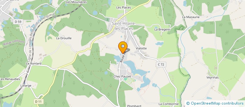 localisation de l'entreprise SCI JLD à SAINT-HILAIRE-LES-PLACES