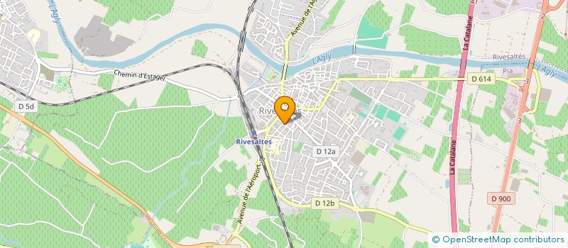 localisation de l'entreprise SCI JLD  RIVESALTES