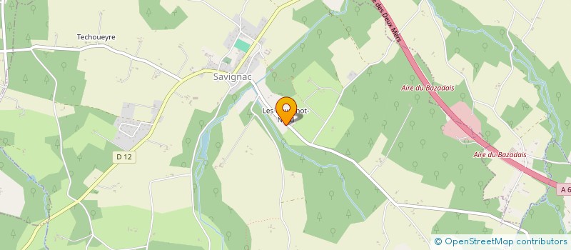 localisation de l'entreprise SCI JLD 974  SAVIGNAC