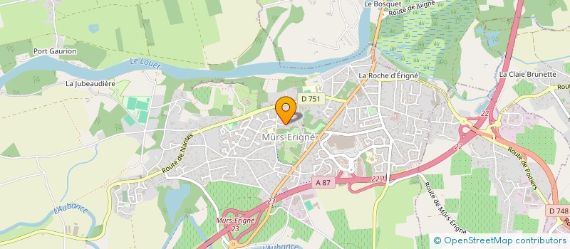 localisation de l'entreprise SCI JLDPB  MURS-ERIGNE