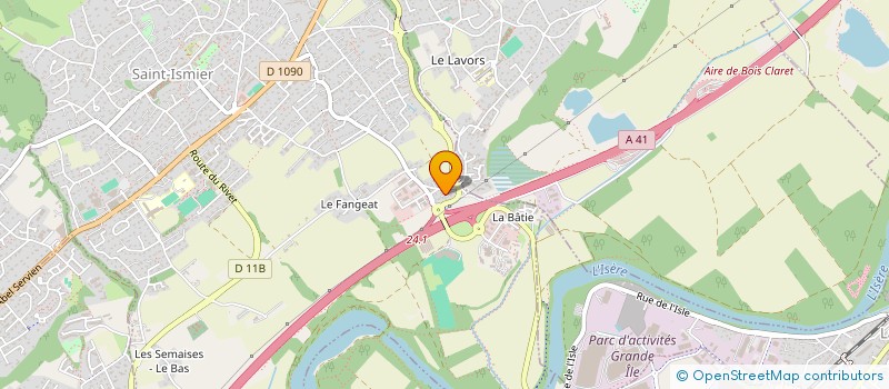 localisation de l'entreprise SCI JLE IMMO à SAINT-ISMIER