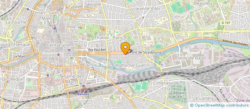 localisation de l'entreprise SCI JLF  RENNES