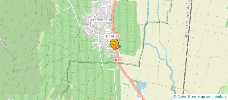 localisation de l'entreprise SCI JLF  PFAFFENHEIM