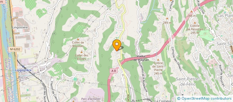 localisation de l'entreprise SCI JLF  NICE