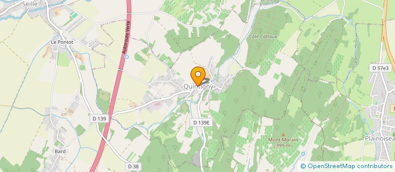 localisation de l'entreprise SCI JLFB  QUINTIGNY