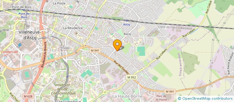 localisation de l'entreprise SCI JLFLS à VILLENEUVE-D'ASCQ