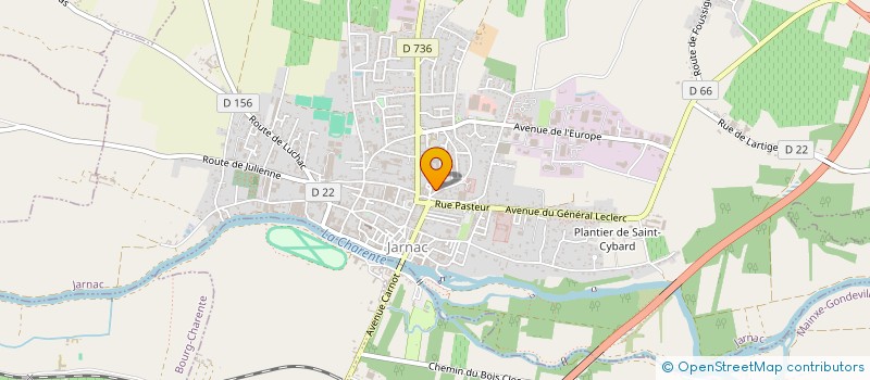 localisation de l'entreprise SCI JLFP à JARNAC