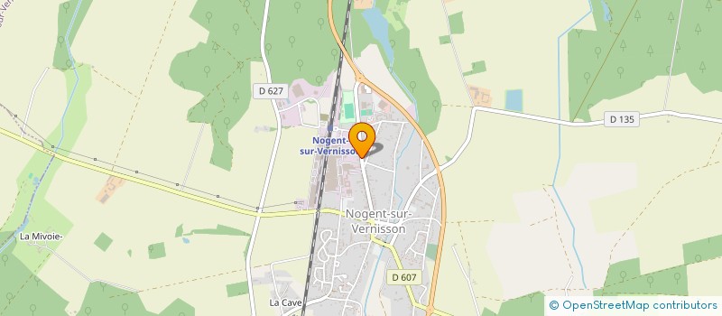 localisation de l'entreprise SCI JLFP à NOGENT-SUR-VERNISSON