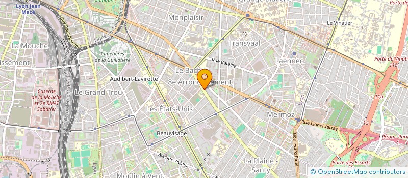 localisation de l'entreprise SCI JLG  LYON