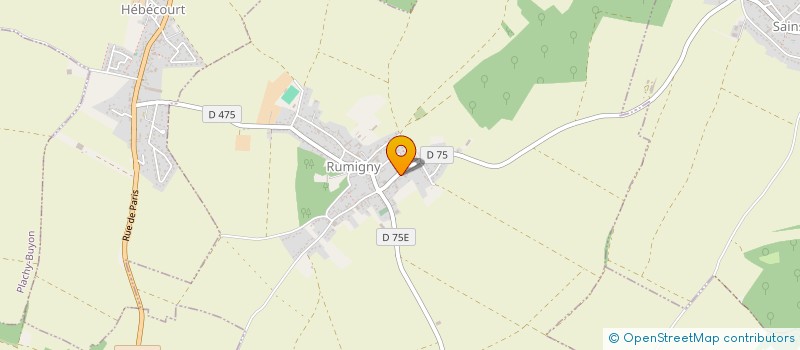 localisation de l'entreprise SCI JLG  RUMIGNY