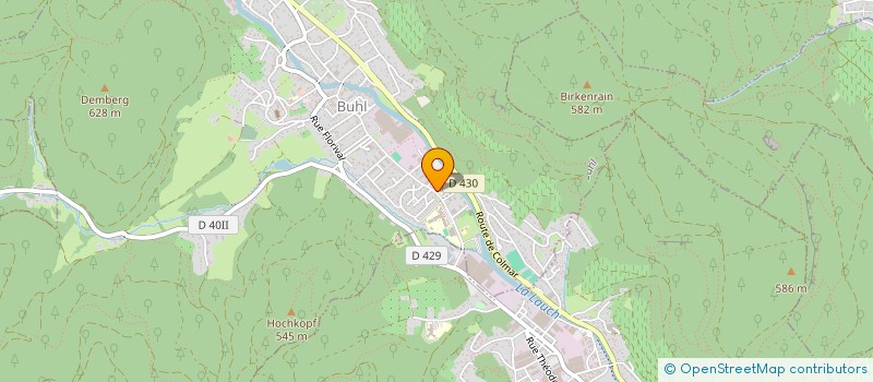 localisation de l'entreprise SCI JLG  BUHL