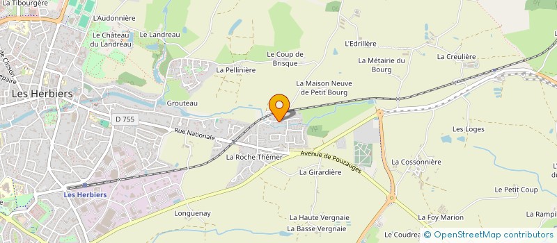 localisation de l'entreprise SCI JLH à LES HERBIERS