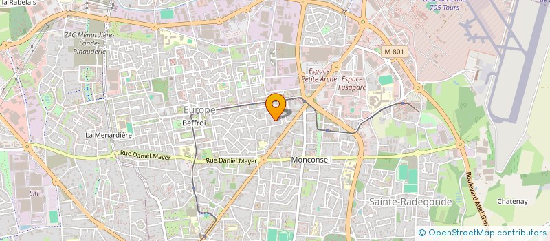localisation de l'entreprise SCI JLH  TOURS