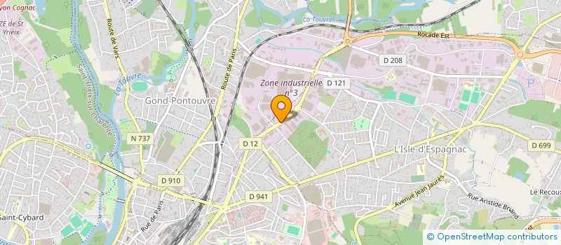 localisation de l'entreprise SCI JLH IMMO  L'ISLE-D'ESPAGNAC