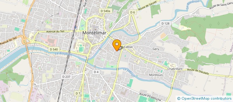 localisation de l'entreprise SCI JLI DES ALEXIS à MONTELIMAR