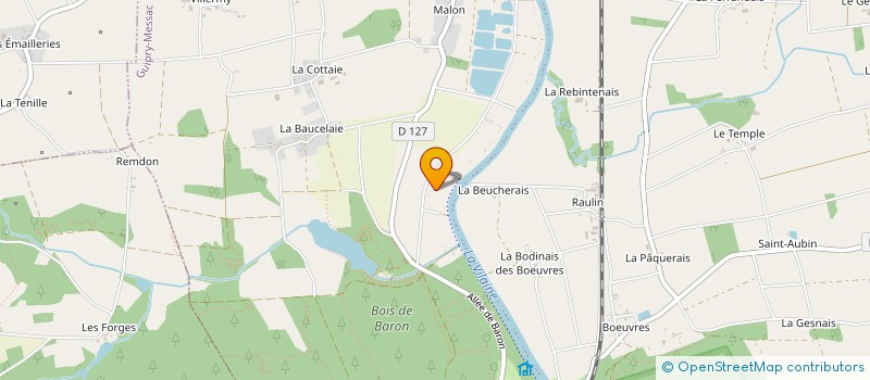 localisation de l'entreprise SCI JLJ  GUIPRY-MESSAC