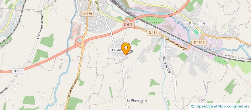 localisation de l'entreprise SCI JLJE à LISIEUX