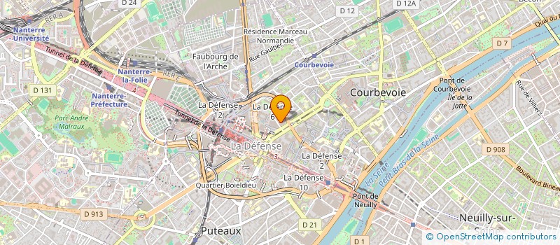 localisation de l'entreprise SCI JLK à COURBEVOIE