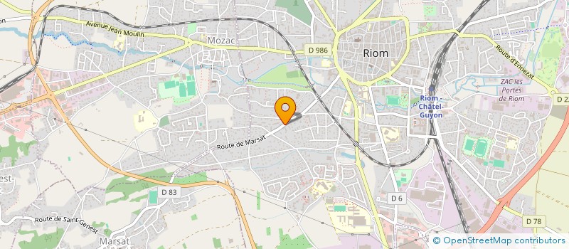 localisation de l'entreprise SCI JLL  MALAUZAT