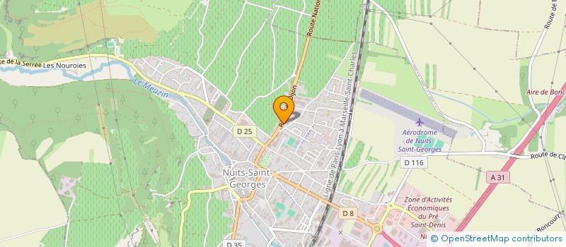 localisation de l'entreprise SCI JLM 2016 à NUITS-SAINT-GEORGES