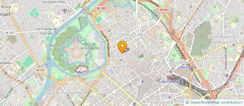 localisation de l'entreprise SCI JLM 3 A à LILLE