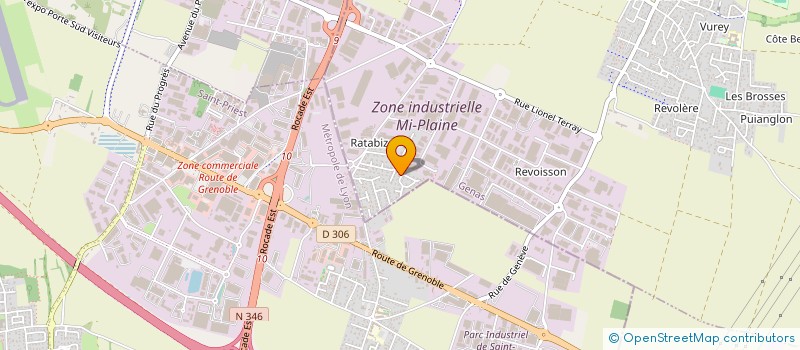 localisation de l'entreprise SCI JLM  GENAS