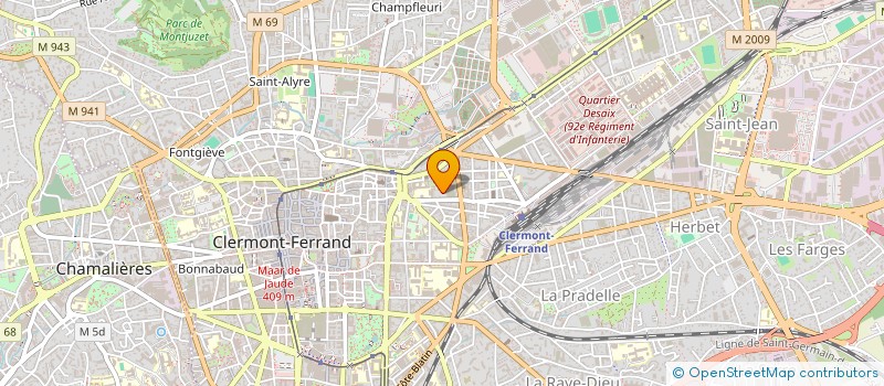 localisation de l'entreprise SCI JLM  CLERMONT-FERRAND