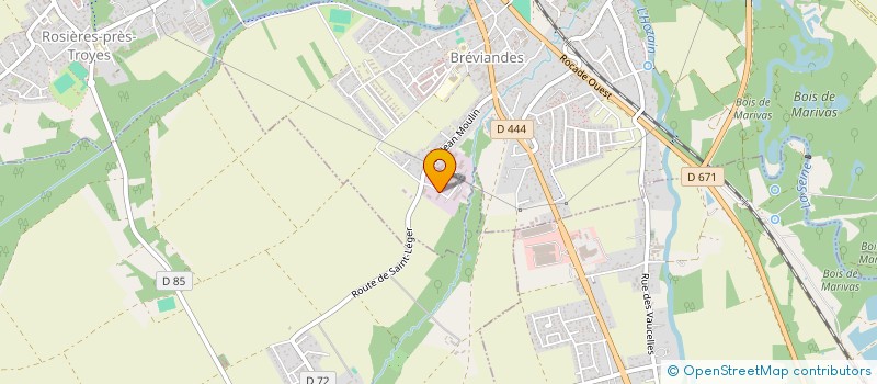 localisation de l'entreprise SCI JLM  BREVIANDES