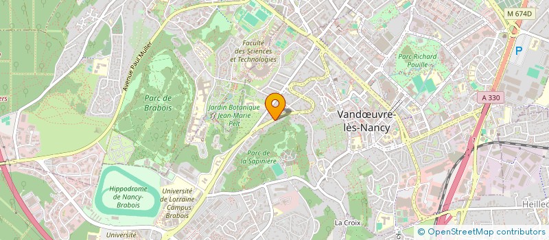 localisation de l'entreprise SCI JLM  VANDUVRE-LES-NANCY