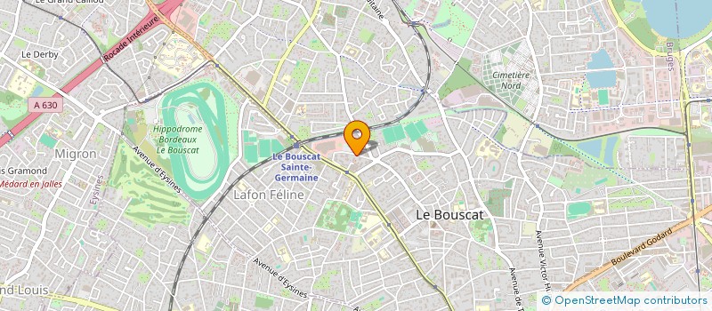 localisation de l'entreprise SCI JLM  LE BOUSCAT