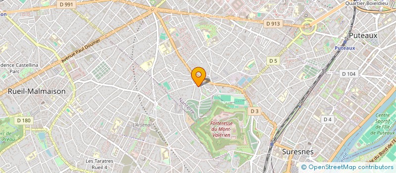 localisation de l'entreprise SCI JLM  NANTERRE