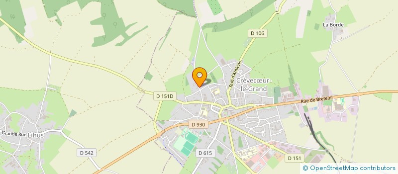localisation de l'entreprise SCI JLM  CREVECUR-LE-GRAND