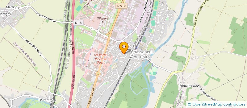 localisation de l'entreprise SCI JLM  CHASSENEUIL-DU-POITOU