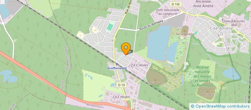 localisation de l'entreprise SCI JLM  WITTELSHEIM