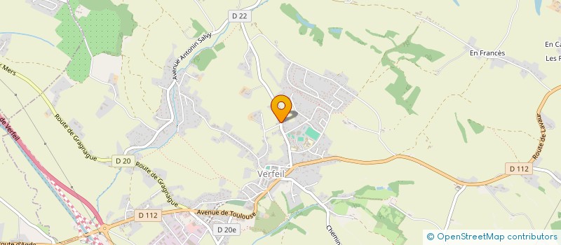 localisation de l'entreprise SCI JLM PATRIMOINE  VERFEIL