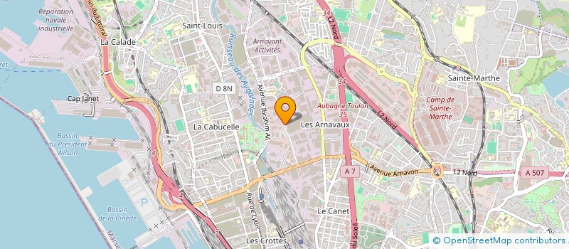 localisation de l'entreprise SCI JLMB à MARSEILLE