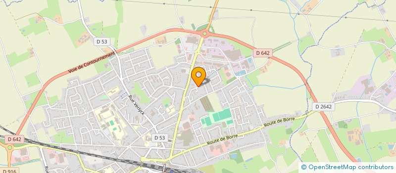 localisation de l'entreprise SCI JLMD  HAZEBROUCK