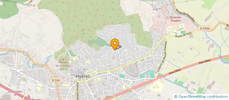localisation de l'entreprise SCI JLMI à HYERES