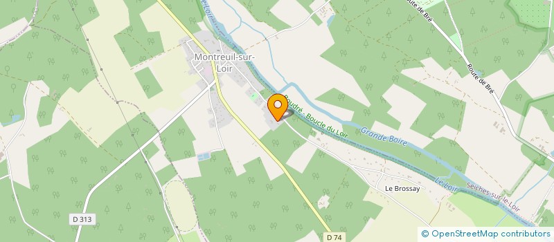 localisation de l'entreprise SCI JLMN DE MULSANNE  MONTREUIL-SUR-LOIR